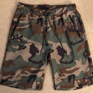 Empire Zumiez Brand Camo Shorts Swimsuit Small